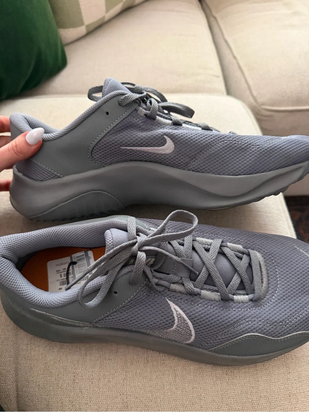 Nike Nike Legend Essential 3 Next Nature men's workout shoe sneakers gray 12